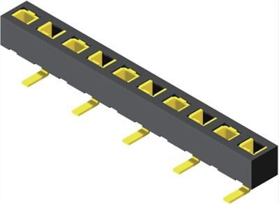 2.0 mm Female Header H2.0 Top Entry