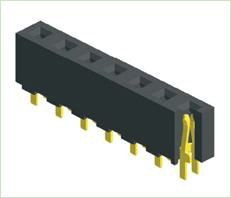 ส่วนหัวตัวเมีย 3.96 มม. แถวเดียวชนิดตรง H8.9