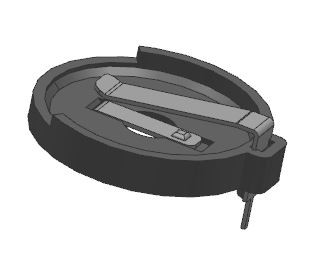 CR2450 ตัวยึดเซลล์แบบเหรียญลิเธียม DIP/THM