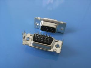 D-SUB 62P PCB ชายสามแถวตรง
